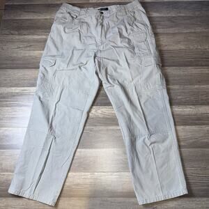 5.11 Tactical Series Cargo Pants Mens 38x30 Khaki Tan Utility Workwear Cotton